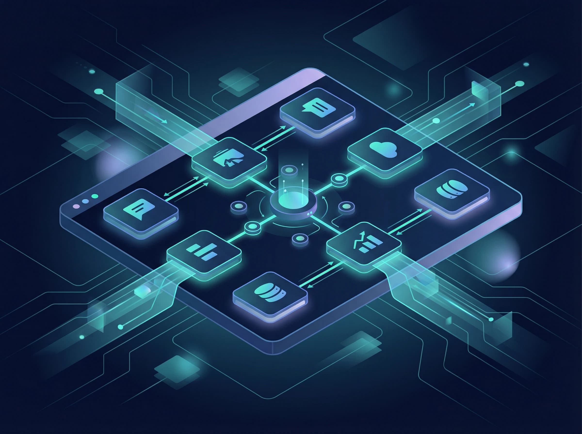 Platform integration sync illustration