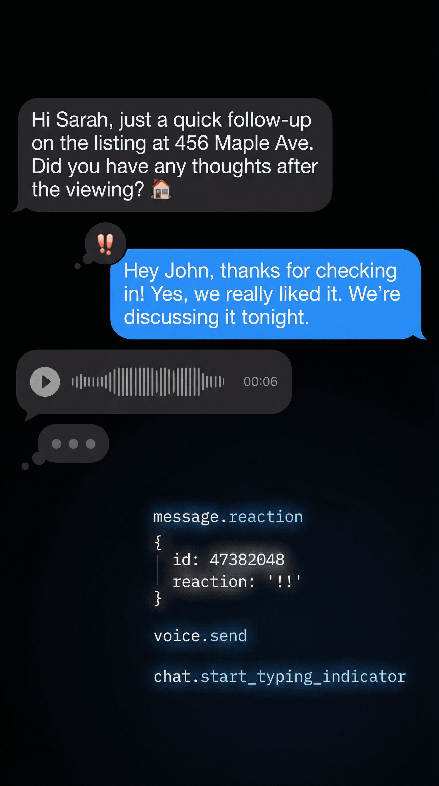 Linq Blue custom iMessage integration (tailored workflow automation)
